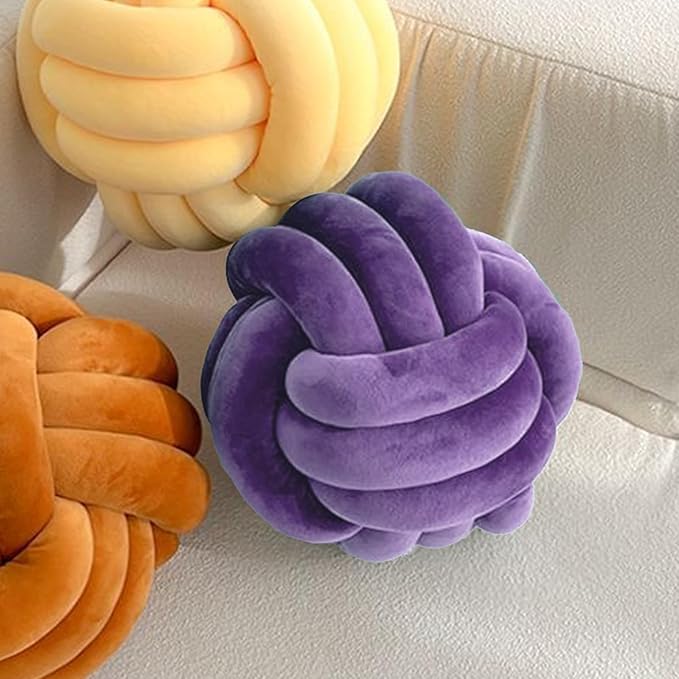 Velvet Chunky Bulky Giant Arm Knitting Yarn, Super Soft Jumbo Tube Weight, Fluffy DIY Crochet Hand Making Washable Yarn for Blanket, Pet Bed, Rugs, Pillow (1.1lb-Purple)