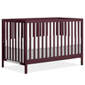 Dream On Me Synergy MOD 5-in-1 Convertible Full-Size Baby Crib with Toddler, Day & Full Bed Conversion in Auburn, GreenGuard Gold & JPMA, 3 Mattress Heights, Sustainable Pinewood