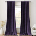 StangH Velvet Curtains Room Darkening, Thermal Insulated Drapes for Bedroom Living Room, Purple Orchid Color Window Treatment, 52 x 108 Inch, 2 Panels