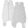 Mama Cheetah Toddler Sleep Sack with Feet 2T, 0.5 TOG Organic Cotton Baby Wearable Blankets with Legs, Baby Sleeping Bag for Walkers, Early Walker Medium