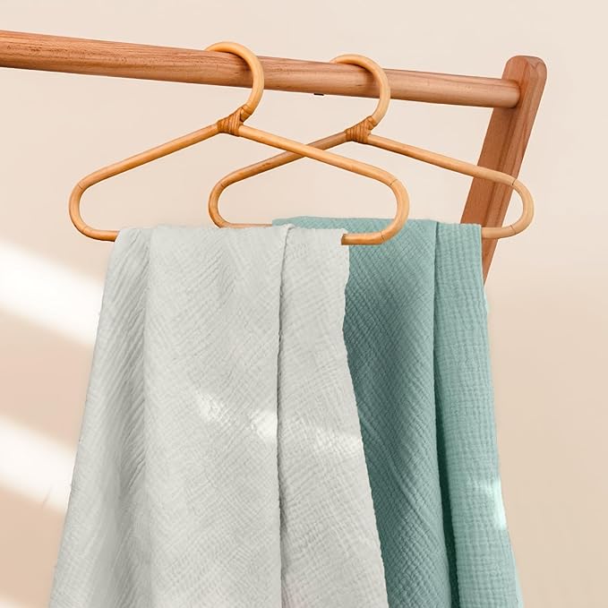 Lulu Moon Muslin Crib Sheets - Fitted Crib Mattress Sheets for Boys and Girl - 28"x 52", 2 Pack