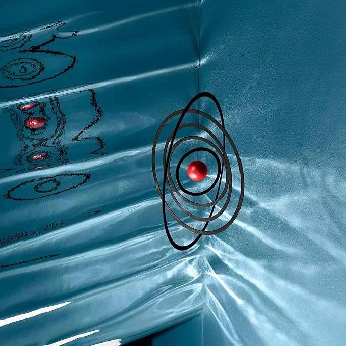 Science Fiction Hanging Mobile - 10 Inches - Wooden Ball - Handmade in Denmark by Flensted