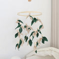 Green Leaf Crib Mobile, Forest Crib Mobile for Boys & Girls, Forest Baby Mobile for Crib, Woodland Mobile for Crib