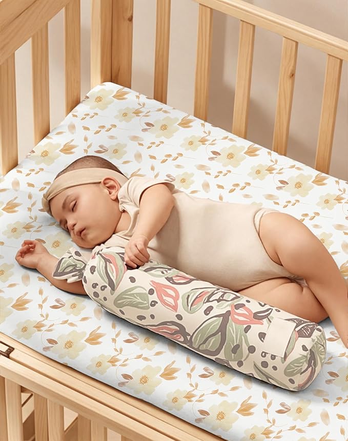Pack and Play Sheets 2 Pack, Fitted Jersey Knit Mini Crib Sheets for Baby Boys and Girls, Compatible with Graco Pack N Play and Mini Crib Mattress (Honeybee Dreams, Pack N Play/Mini Crib Sheets)