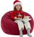 Nobildonna Bean Bag Chair Cover (No Filler) for Kids and Adults,Beanbag Stuffed Animal Storage Without Filling Plush Toys Holder and Organizer Soft Premium Corduroy 200L