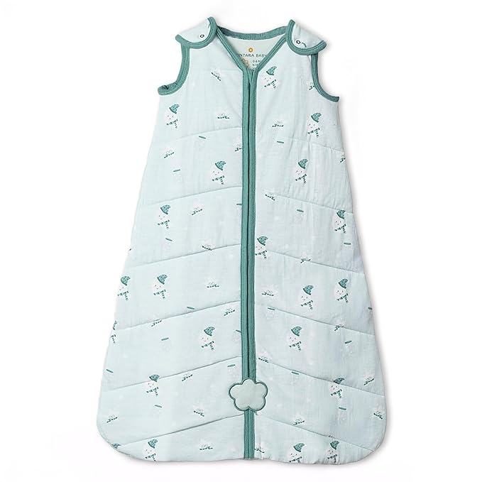 1.5 TOG Sleep Sack - Premium Organic Cotton, Soft, Breathable, Wearable Blanket for Newborns, Infants & Toddlers (6-12 Months), Unisex Baby Sleeping Bag, Gifts for Babies