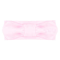 Creative Knitwear TCU Horned Frogs Infant Girls Pink Solid Hair Knot Headband Embroidered Logo - Size Newborn - 4T