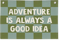 Adventure Camp Banner, Sage Green Boys Room Playroom Decor, Wall Hanging Canvas Banner Flag Decor for Toddler Boy Room Nursery