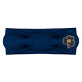 Creative Knitwear Notre Dame Fighting Irish Infant Girls Navy Solid Hair Knot Headband Embroidered Logo - Size Newborn - 4T