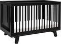 Babyletto Hudson 3-in-1 Convertible Baby Crib - GREENGUARD Gold Certified Convertible Crib to Toddler Bed & Daybed - Wooden Baby Bed with 4 Adjustable Mattress Heights - Easy to Assemble - Black
