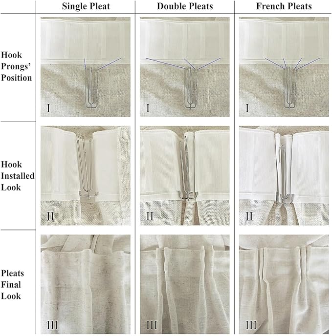 Olive Green Sheer Curtains 102 Inch Long 2 Panels, Dark Textured Linen Look See Through Drapes, Thin Light Filtering Window Treatments, DIY Pinch Pleat Sliding Glass Door Curtain