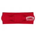 Creative Knitwear Boston Terriers Infant Girls Red Solid Hair Knot Headband Embroidered Logo - Size Newborn - 4T