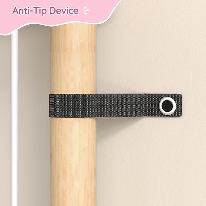 HOOBRO Stuffed Animal Storage & Organizer, Bamboo Stuffed Animal Holder, Plush Toy Storage Organizer for Playroom, Living Room, Nursery, Natural YL65CW01