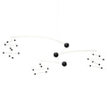 Symphony in 3 Movements Hanging Mobile, Black Color - Large Size - Steel - Handmade in Denmark by Flensted