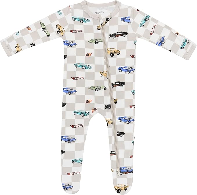 KYTE BABY Unisex Zipper Closure Footies, Rayon Made From Bamboo, 0-24 Months