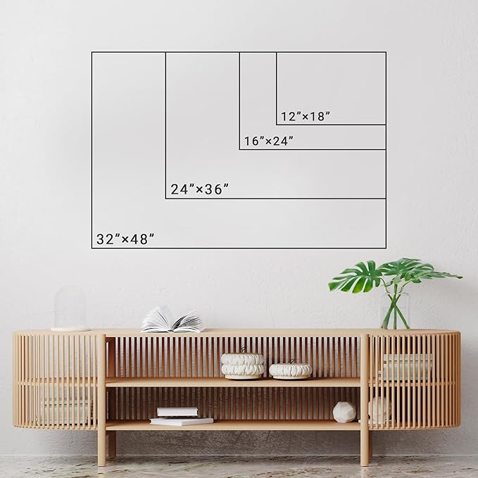 SIGNWIN Canvas Wall Art Serene Ocean Shoreline Aerial Beach View with Rolling Waves and Lone Surfer Photography Modern Art Rustic Landscape Relax/Calm for Living Room, Bedroom - 24"x36"