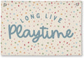 Playroom Decor, Kids Wall Art Hanging Linen Banner, Blue Striped Wall Flag for Kids Room Nursery Playroom Decor, 20x30 Inch