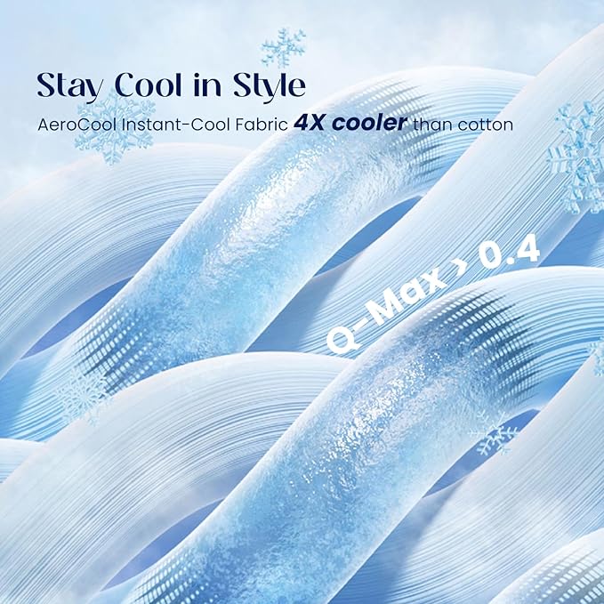 Dream Valley® Twin Sheets Set, Cooling Fitted Sheet with 1 Pillowcase-2 PCS with No Flat Sheet,Q-Max > 0.4 Aerocool, Cooling for Night Sweats, Hot Sleepers,deep Pocket up to 15",Lavender Fog