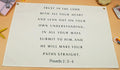 Trust in the Lord Christian Bible Verse Scripture Rectangular Canvas Banner-Flag Poster Wall Sign Decor for Toddler Boy Girl Kids,Nursery Baby Room Bedroom Decor-Baby Shower Birthday Christmas Gift