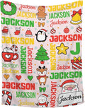 Custom Christmas Blanket | Personalized for Boys Girls | Plush Cozy Name Blanket | Christmas Decor | 60"x80"-Adults/Twin Size