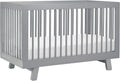 Babyletto Hudson 3-in-1 Convertible Baby Crib - GREENGUARD Gold Certified Convertible Crib to Toddler Bed & Daybed - Wooden Baby Bed with 4 Adjustable Mattress Heights - Strong & Easy Assembly - Grey