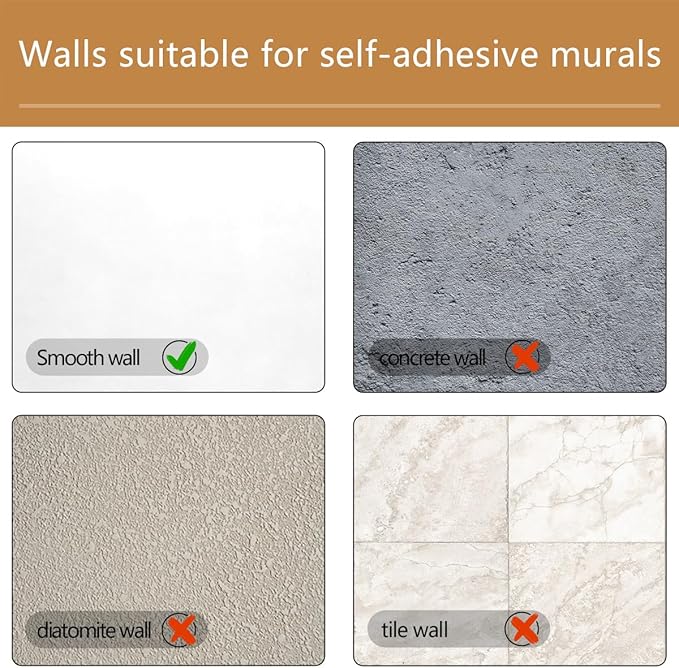 Forest Animals Kids Wallpaper Peel and Stick Nursery Pine Tree Self Adhesive Wall Mural for Children's Room Bedroom 137"x100"