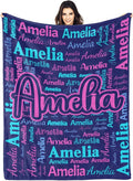 Dr.TOUGH Personalized Blanket for Adult Kids with Name Customized Blankets Personalized Throw Blanket for Christmas Birthday Gifts