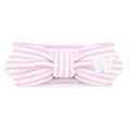 Creative Knitwear Washington Huskies Infant Girls Pink/White Striped Hair Knot Headband Embroidered Logo - Size Newborn - 4T
