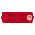 Creative Knitwear Bradley Braves Infant Girls Red Solid Hair Knot Headband Embroidered Logo - Size Newborn - 4T