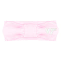 Creative Knitwear Virginia Tech Hokies Infant Girls Pink Solid Hair Knot Headband Embroidered Logo - Size Newborn - 4T