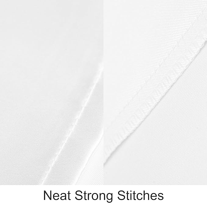 NTBAY Silk Satin Toddler Pillowcases, Small Pillow Case Pillow Cover 14x20 Inches with Envelope Closure, Soft and Silky Cooling Travel Pillow Covers for Nursery, Kids, Boys and Girls, White, 2 Pack