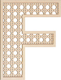 Large Boho Wooden Rattan Letters 12 inch for Nursery Decor Wood Letter F Wall Decors for Baby Girl Boy Bedroom Home Rustic Name Sign Birthday Wedding Decorative Letters