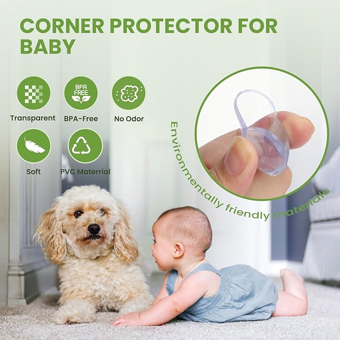 Corner-Protector Baby Protectors Baby Proof Table Corner Protectors Furniture Baby Guards 16 Pack