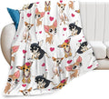 Tijuboni Chihuahua Throw Blanket Dog Gifts for Girls Boys Women Men Kids Adults Soft Flannel Fleece Blanket for Couch Sofa Bed Home Decor 60"x80"