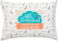 Little Sleepy Head Youth Pillow with Pillowcase 16x22, Soft Jumbo Toddler Pillows, Hypoallergenic Pillow Case - Best Kids Pillows for Sleeping, Perfect Kids Travel Pillows (Animal Adventure)
