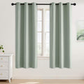 NICETOWN Sage Green Room Darkening Curtains 78 Inches Long 2 Panels for Living Room, Bedroom, Nursery Summer Thermal Insulated Blackout Drapes Grommet Noise Reducing Window Treatment, W40