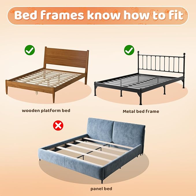 Large Bed Guard Rail for Toddlers - 59inch Foldable & Adjustable Heights Baby Bed Safety Railing - Toddler Long Bed Rails Guard for Twin, Bunk, Queen & King, Full Size Bed