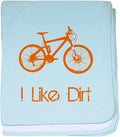 CafePress I Like Dirt Bike Baby Blanket, Super Soft Newborn Swaddle