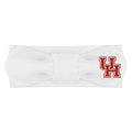 Creative Knitwear Houston Cougars Infant Girls White Solid Hair Knot Headband Embroidered Logo - Size Newborn - 4T