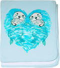 CafePress Sea Otters Holding Hands Baby Blanket, Super Soft Newborn Swaddle