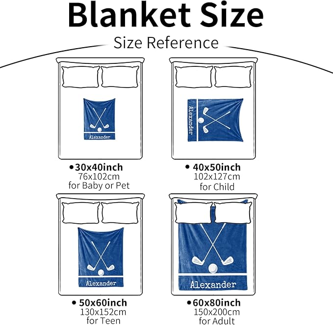 Custom Hockey Baby Nursery Blanket: Personalized Toddler Essentials for Boys and Girls - Birthday Gift for Hockeys Lovers - Soft Fluffy Warm Skin Blankets (60 * 80inch)
