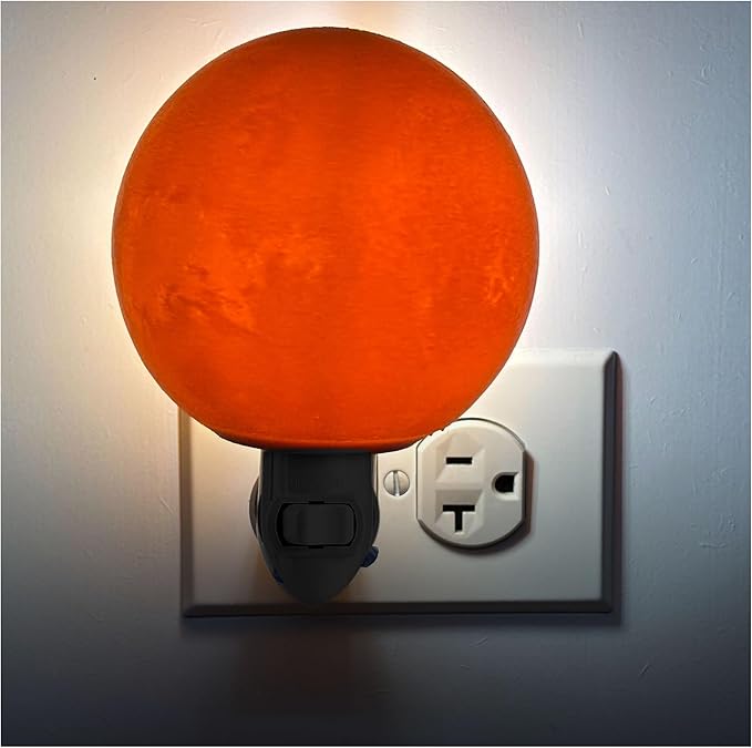 Mars Night Lights | 4" Mars Night Lamp LED Light | 3D Solar System NightLight, Planet Home Décor, Space Nursery, Kids Room, Space Gift, Birthday Gifts, Bedroom Decorations