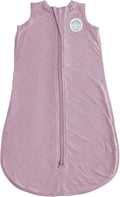 Dreamland Baby Lightweight Bamboo Viscose Sleep Sack (6-12 Months). 1.0 TOG Ultra Soft Blanket w/ 2-Way Zipper. 95% Viscose, 5% Spandex (Mauve). Mom-Owned US Business, Premium Materials