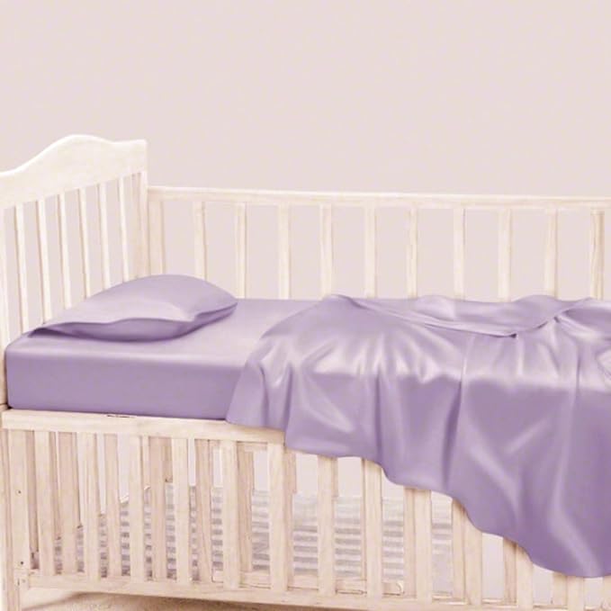 ROSEWARD Organic Silk Baby Pillowcase with Zipper, Small 10"x13" Pillow Cover for Boys & Girls, Ideal for Bed & Travel, Soft for Kids Hair & Skin, Hypoallergenic Pillowcases for Toddlers (Mauve Plum)