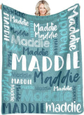 Dr.TOUGH Personalized Blankets with Name Customized Baby Blankets for Girls Boys Adults Monogrammed Blankets and Throws Christmas Birthday Mothers Fathers Valentines Day Gift (Blue Bird,30''×40'')