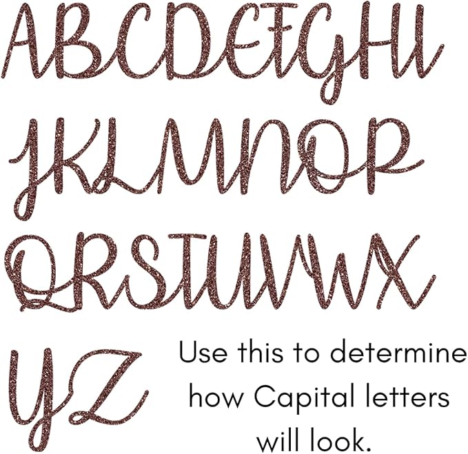 3 Inch Tall Custom Word Scroll Script Cursive Font Affection, Choose Wood Material for Names, Unfinished Initials Craft, Kid's Room Sign, Wall Plaque (3")