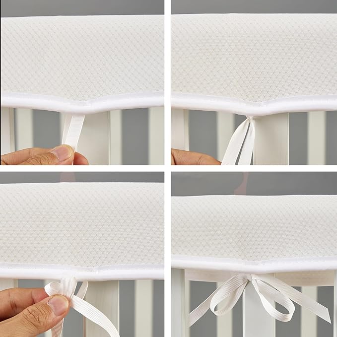 3 Pcs Mesh Cover,Easy to Install, Fits Standard Full-Size (White)