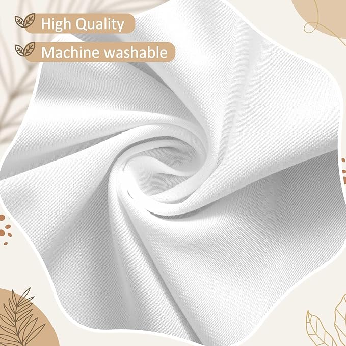 White Scalloped Crib Skirt 28"x 52" with 14" Drop Pleated Dust Ruffle with Split Corners for Baby Boys Girls Soft 4-Sided Crib Bed Skirt Nursery Standard Toddler Bedding
