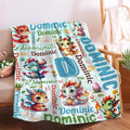 Personalized Custom Dragon Blanket Gifts for Kids Boys Girls with Name - Customized Dragon Super Soft Lightweight Flannel Sheets Decor for Crib Nap Couch - 60"x80" for Adult