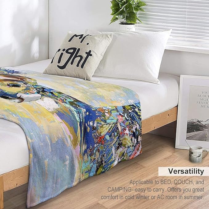 Deer Blanket Forest Deer Gifts for Girls Boys Woman Kids Hunting Lover Throw Blankets Soft Blanket Warm Fleece Flannel Plush Blankets for Bed Sofa Couch 50"x60"